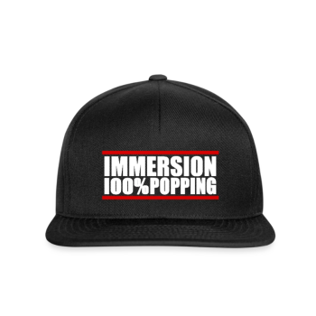 Casquette IMMERSION 100% POPPING - Casquette IMMERSION 100% POPPING