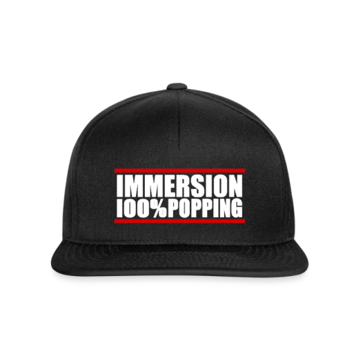 Casquette IMMERSION 100% POPPING