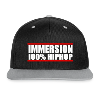 Casquette Snapback IMMERSION 100% HIPHOP - Casquette Snapback IMMERSION 100% HIPHOP