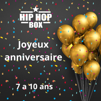Coffret Anniversaire 7-10 ans HIPHOP - Coffret Anniversaire 7-10 ans HIPHOP