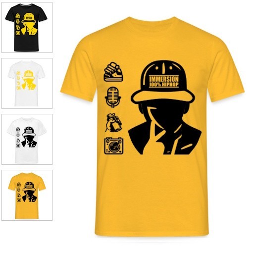 T-shirt édition limitée 100% HIPHOP T-shirt édition limitée 100% HIPHOP