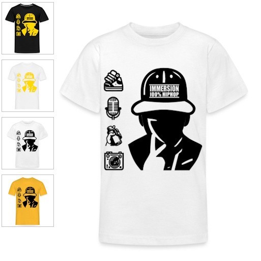 T-shirt édition limitée 100% HIPHOP